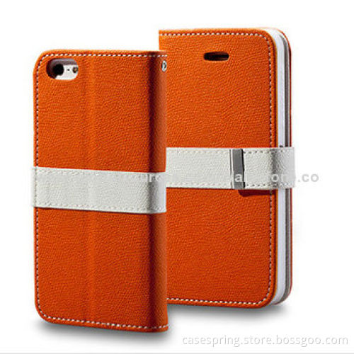 PU Leather/Rainbow Colored Cases for iPhone 6, Collision Color, OEM Orders Welcomed